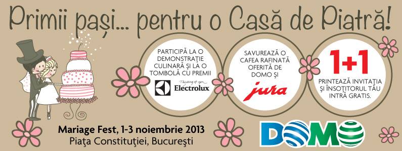 “Mariage Fest” 1-3 noiembrie 2013 din Piata Constitutiei